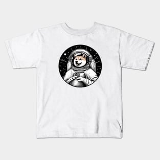 Astronaut Dog Kids T-Shirt